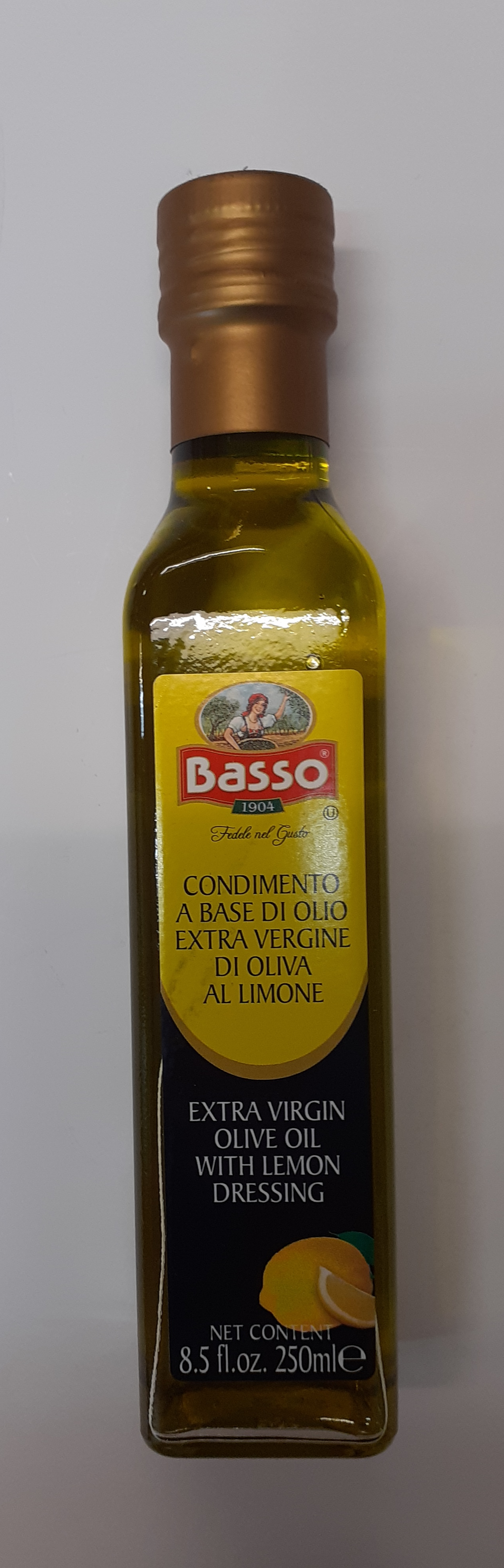 Basso - Extra Virgin Olive Oil with Lemon