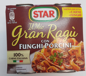 Star Gran Ragu- Funghi Porcini (Ragu with Mushroom)